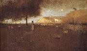 George Inness Old Farm-Montclair oil on canvas